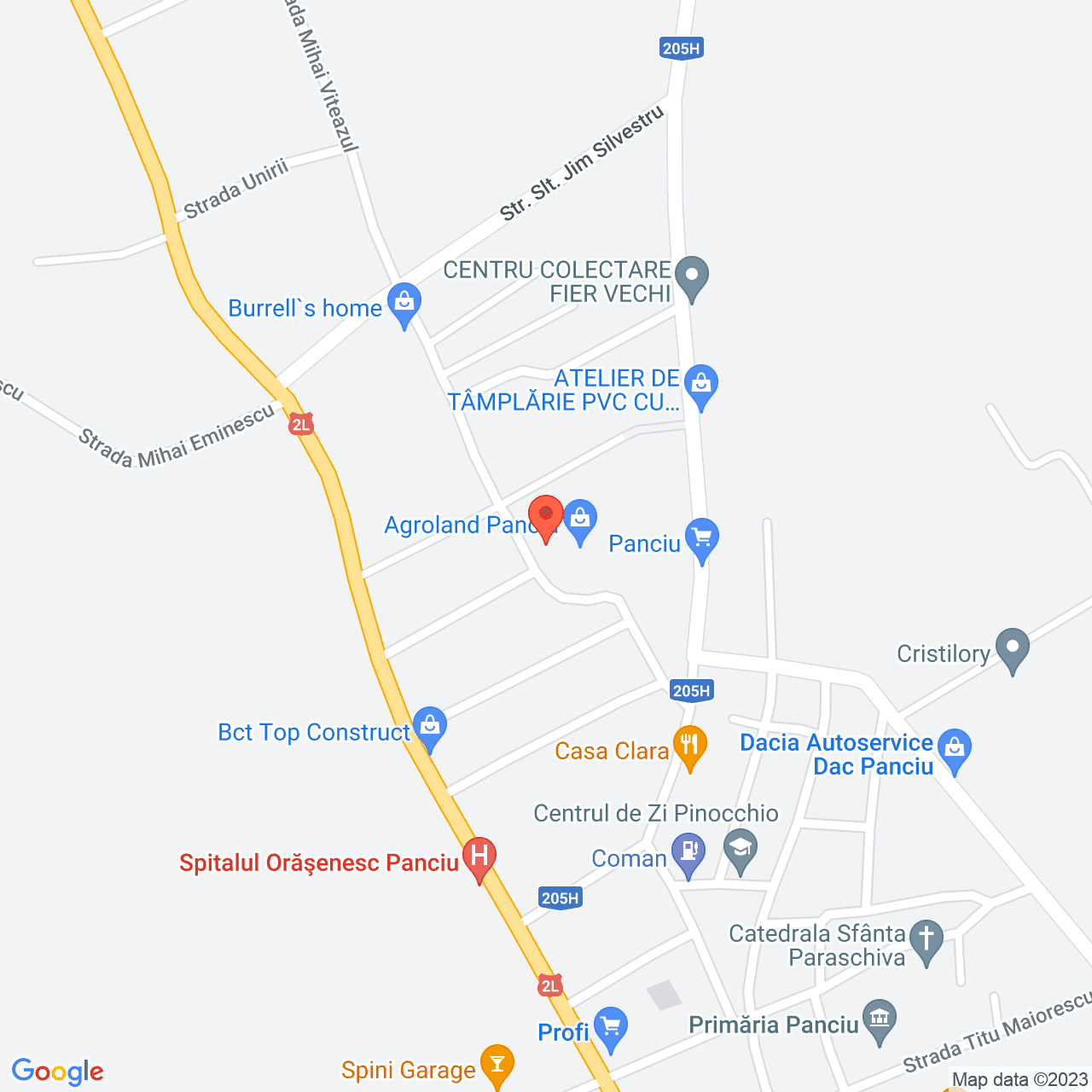 Poza harta streetview, zoom 16, adresa Panciu, , judetul