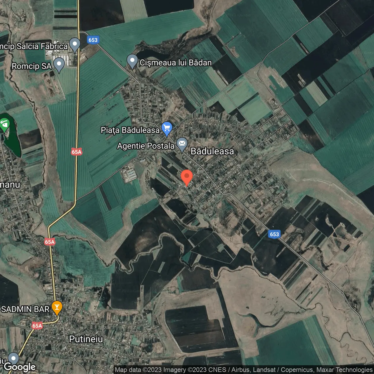 Poza harta hybrid, zoom 14, adresa Baduleasa, , judetul