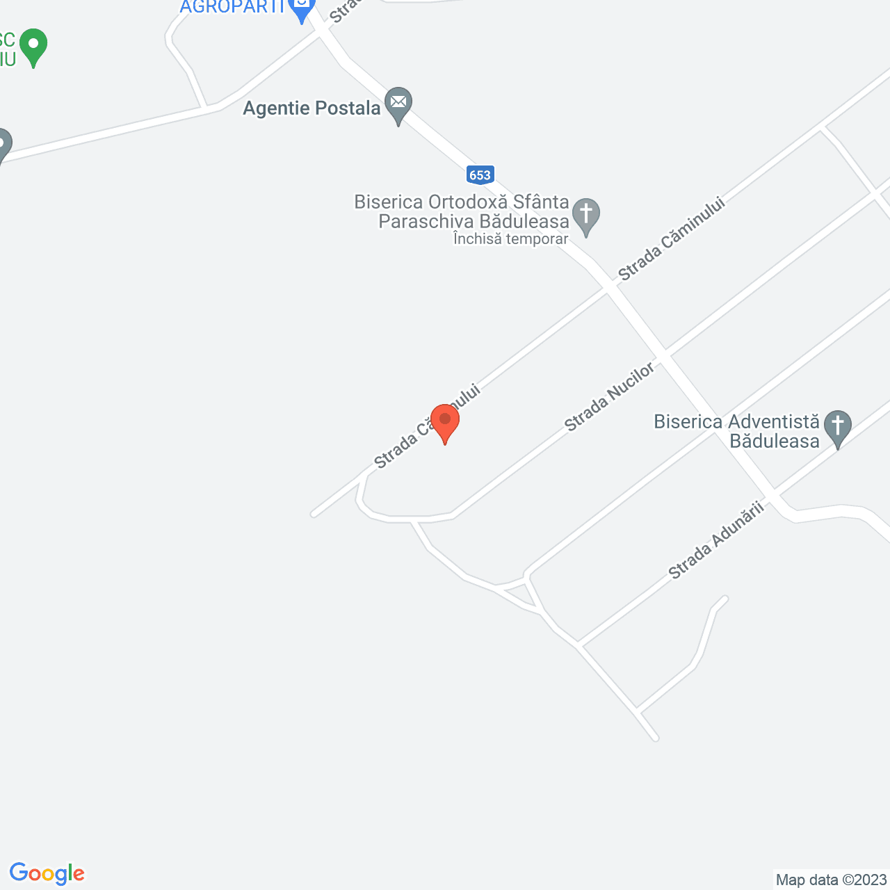 Poza harta streetview, zoom 16, adresa Baduleasa, , judetul