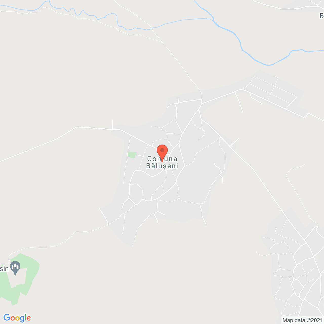 Poza harta streetview, zoom 14, adresa Baluseni, Baluseni, judetul Botosani