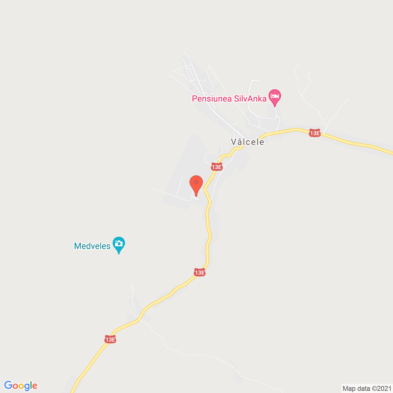 Poza harta streetview, zoom 14, adresa Valcele, judetul Covasna