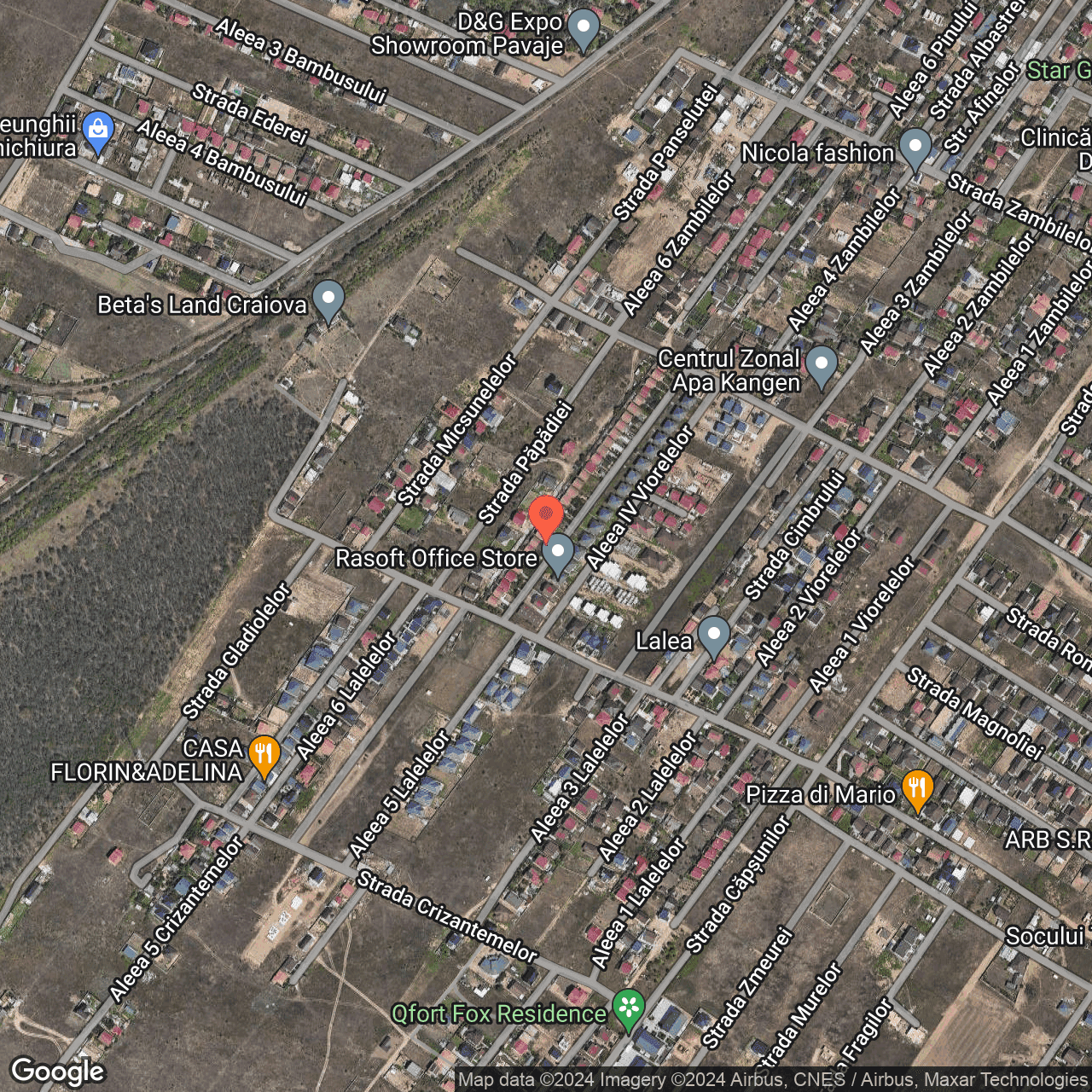 Poza harta hybrid, zoom 16, adresa Malu Mare,Sat Prejba, Al. 5 Viorelelor, nr.21, , judetul