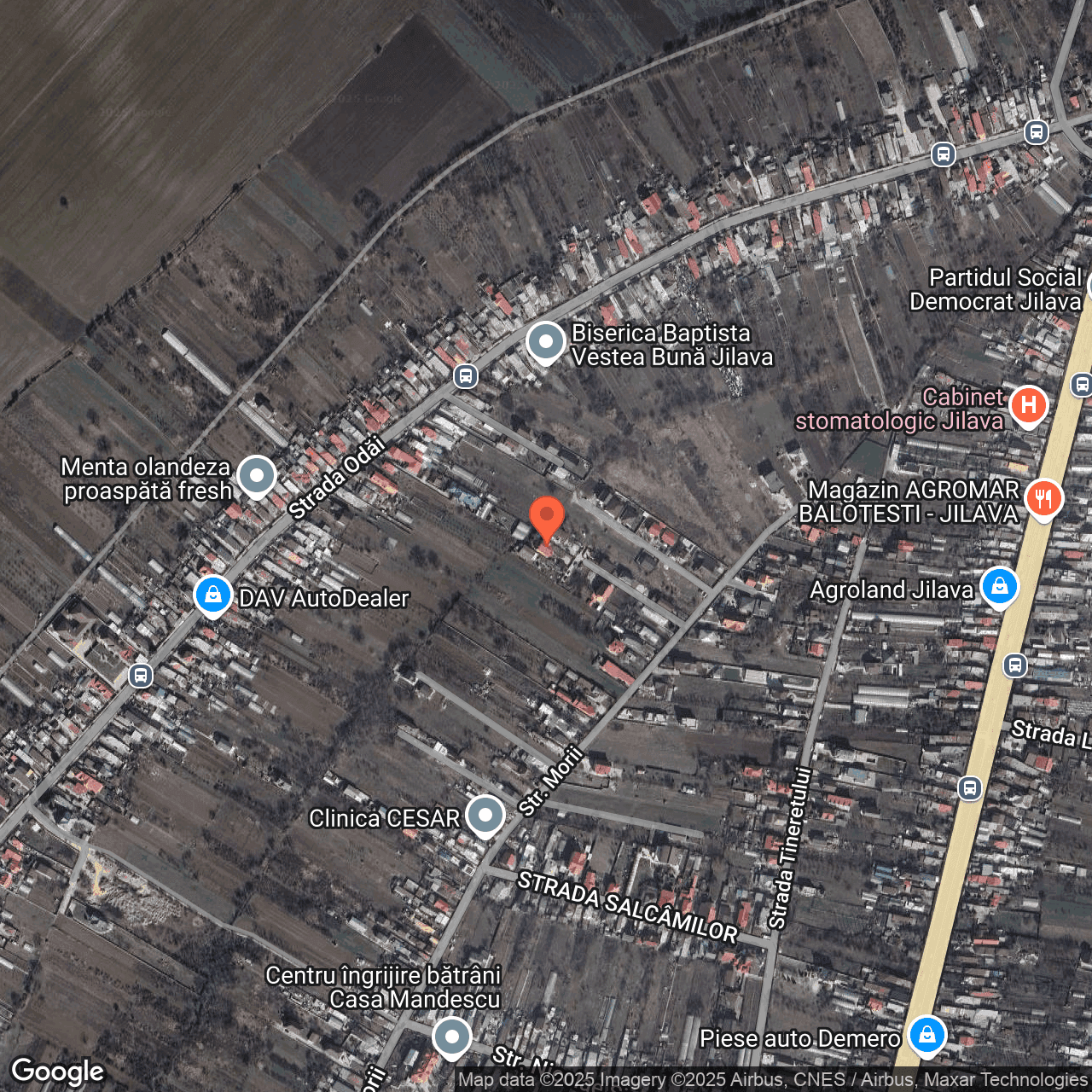 Poza harta hybrid, zoom 16, adresa Jilava, str. Morii, nr. 87, , judetul