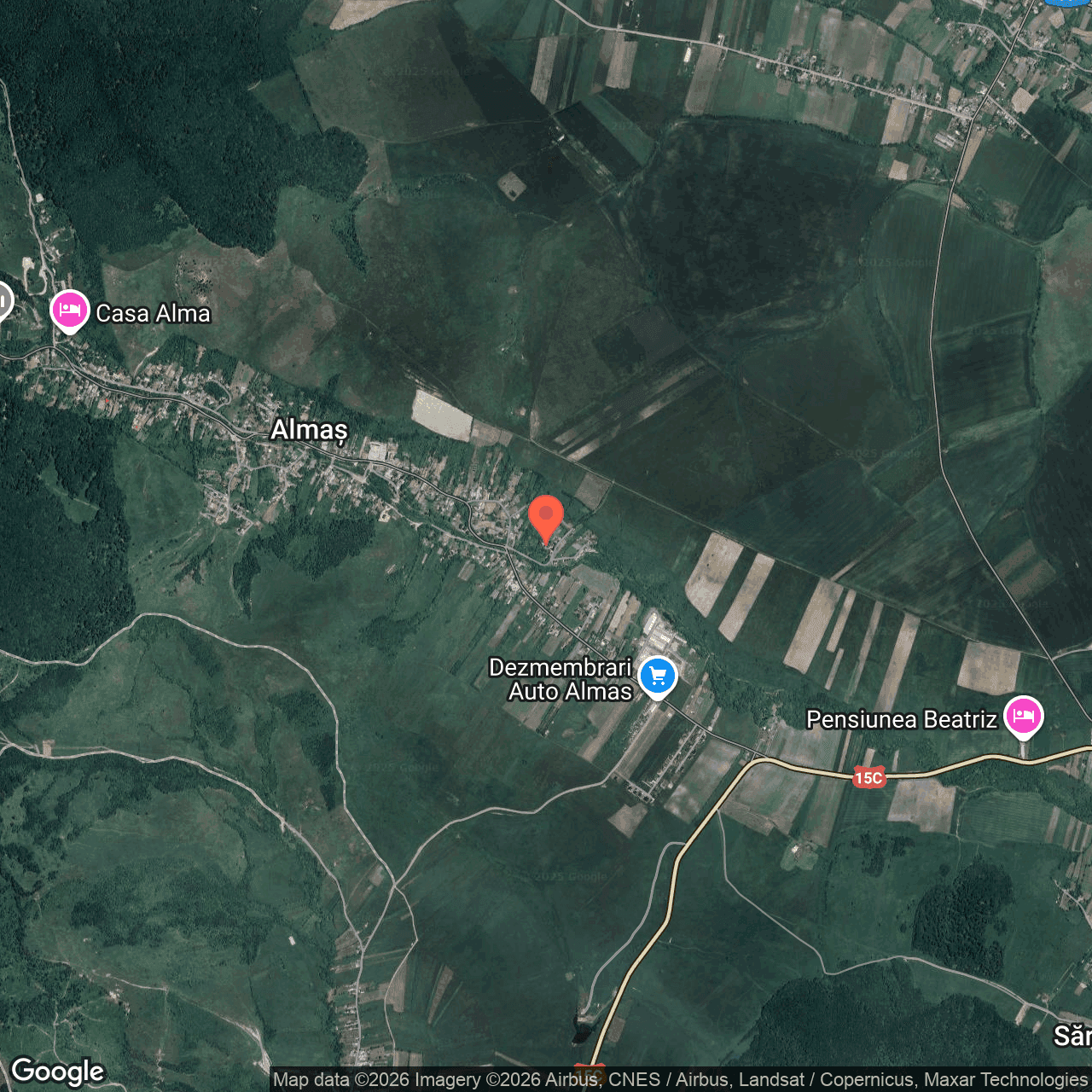 Poza harta hybrid, zoom 14, adresa Garcina Neamt, , judetul