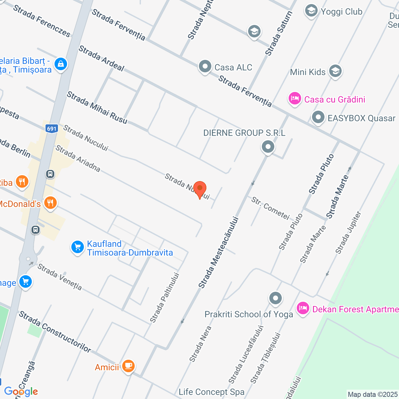 Poza harta streetview, zoom 16, adresa Dumbrăvița, Str Nucului, Nr. 33, , judetul