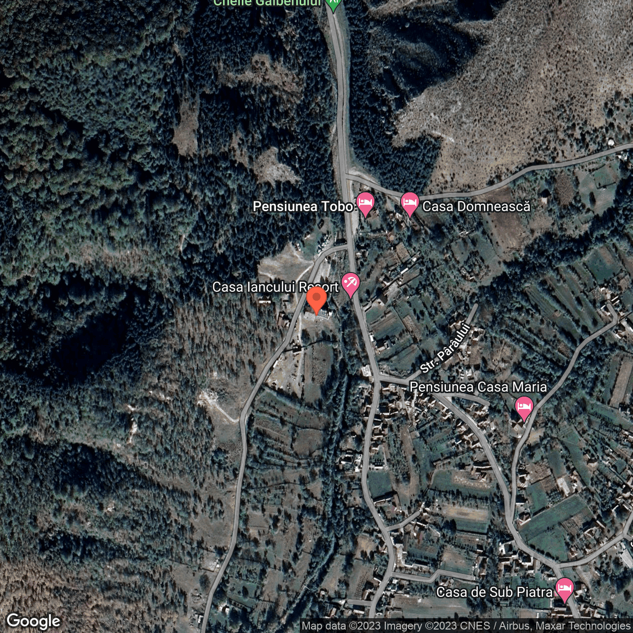 Poza harta hybrid, zoom 16, adresa Baia de Fier, , judetul