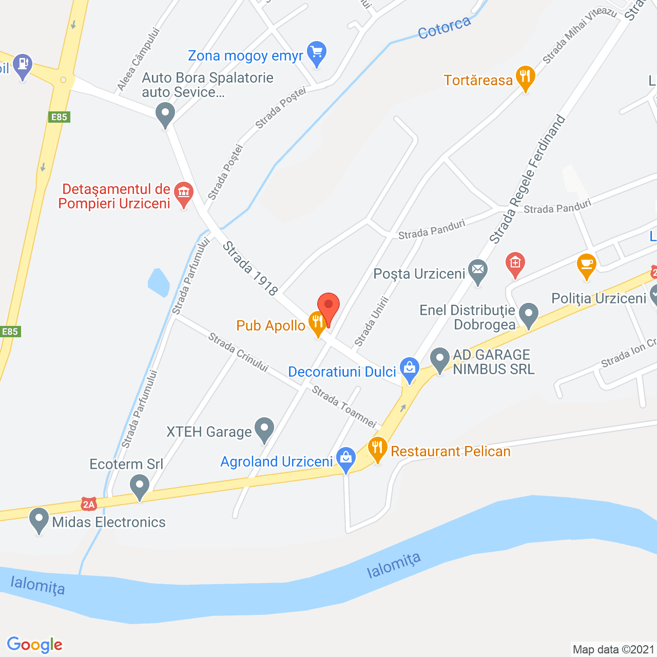 Poza harta streetview, zoom 16, adresa Urziceni, Urziceni, judetul Ialomita