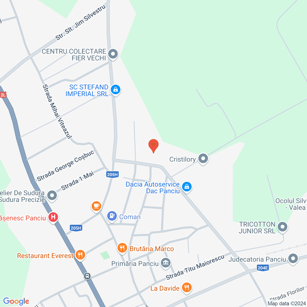 Poza harta streetview, zoom 16, adresa Panciu, str. Mihail Kogâlniceanu, nr. 24, , judetul