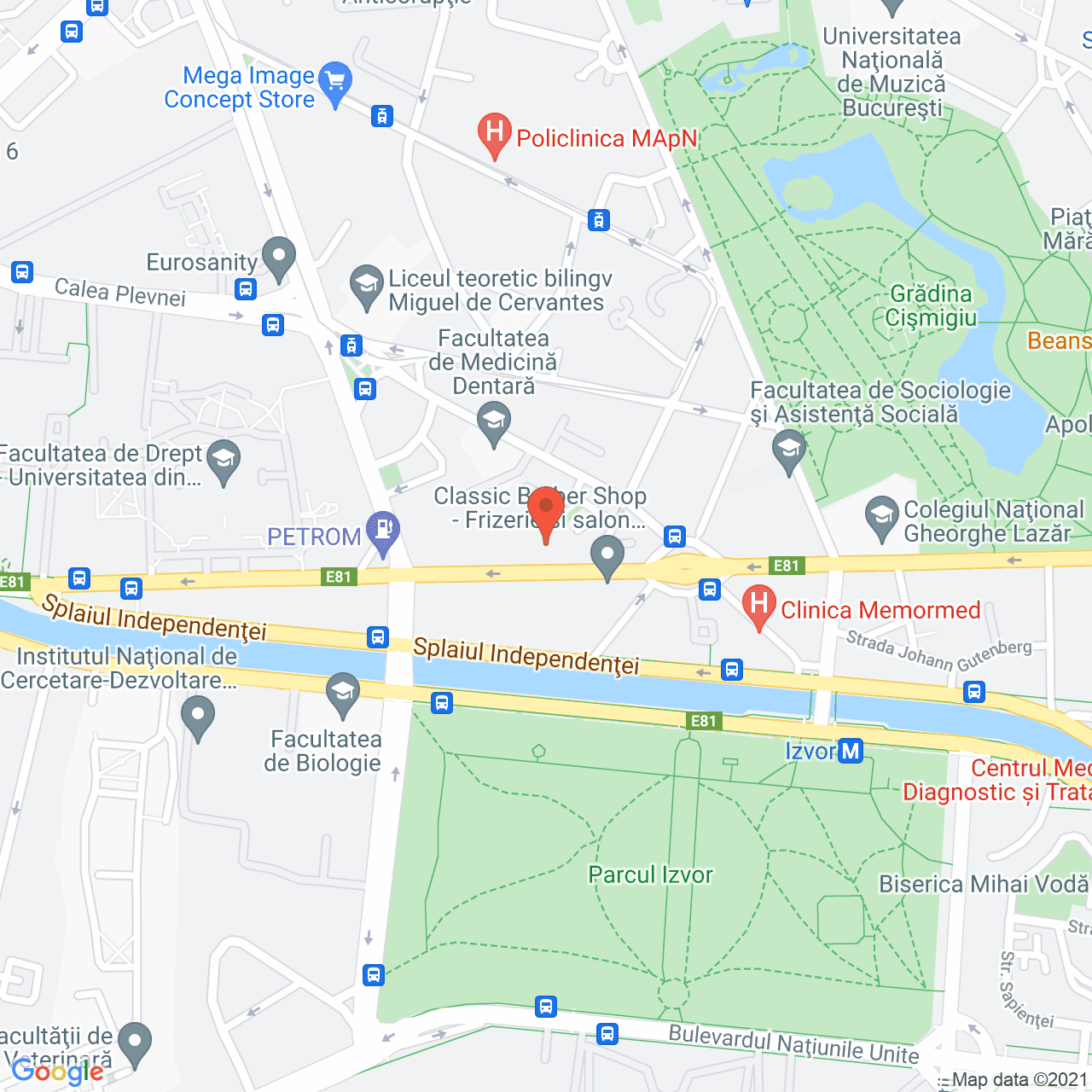 Poza harta streetview, zoom 16, adresa Mihail Kogalniceanu nr. 12, Bucuresti, judetul Bucuresti Ilfov