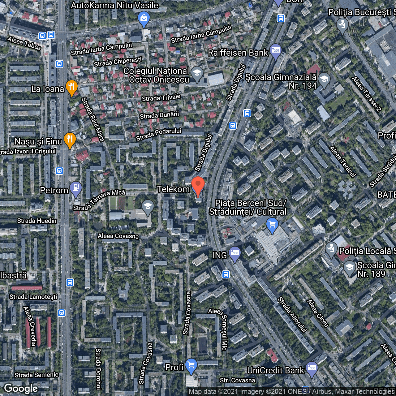 Poza harta hybrid, zoom 16, adresa Obregia Alexandru 18, Bucuresti, judetul Bucuresti Ilfov