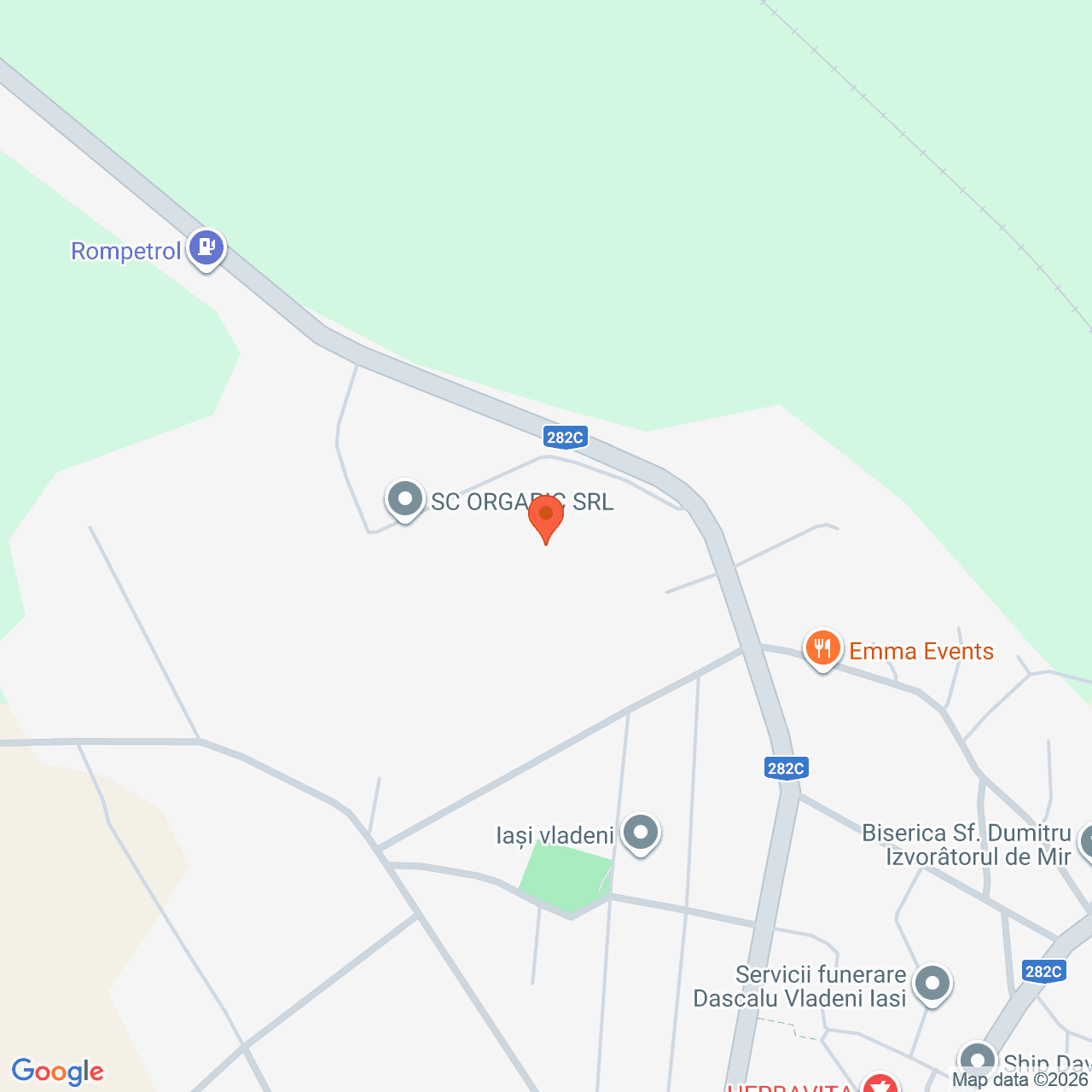 Poza harta streetview, zoom 16, adresa Vladeni Iasi, , judetul