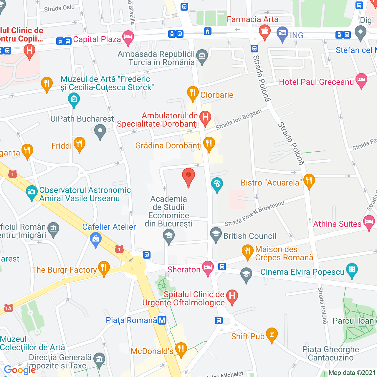 Poza harta streetview, zoom 16, adresa Calea Dorobanti 39, Bucuresti, judetul Bucuresti Ilfov