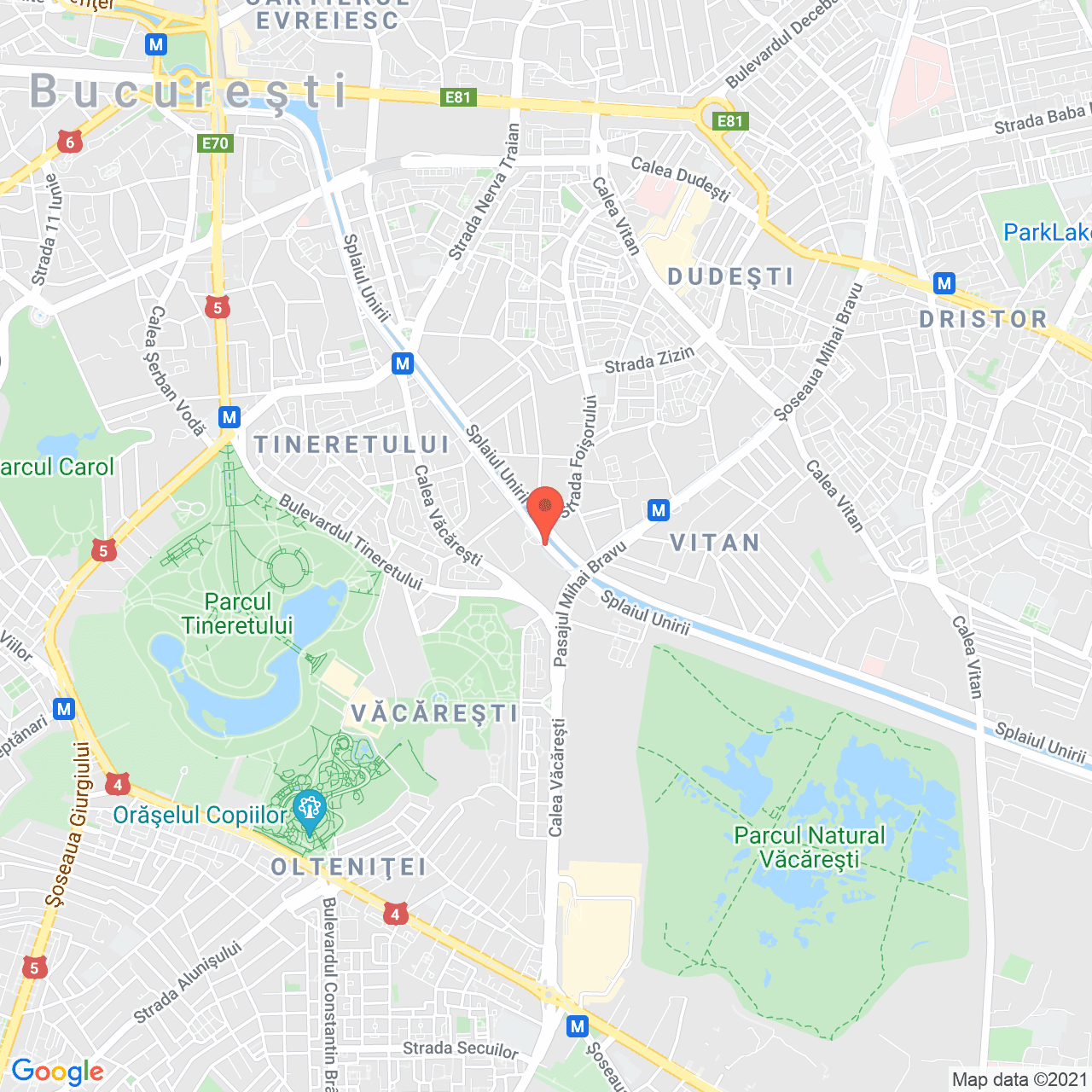 Poza harta streetview, zoom 14, adresa Splaiul Unirii 162, Bucuresti, judetul Bucuresti Ilfov