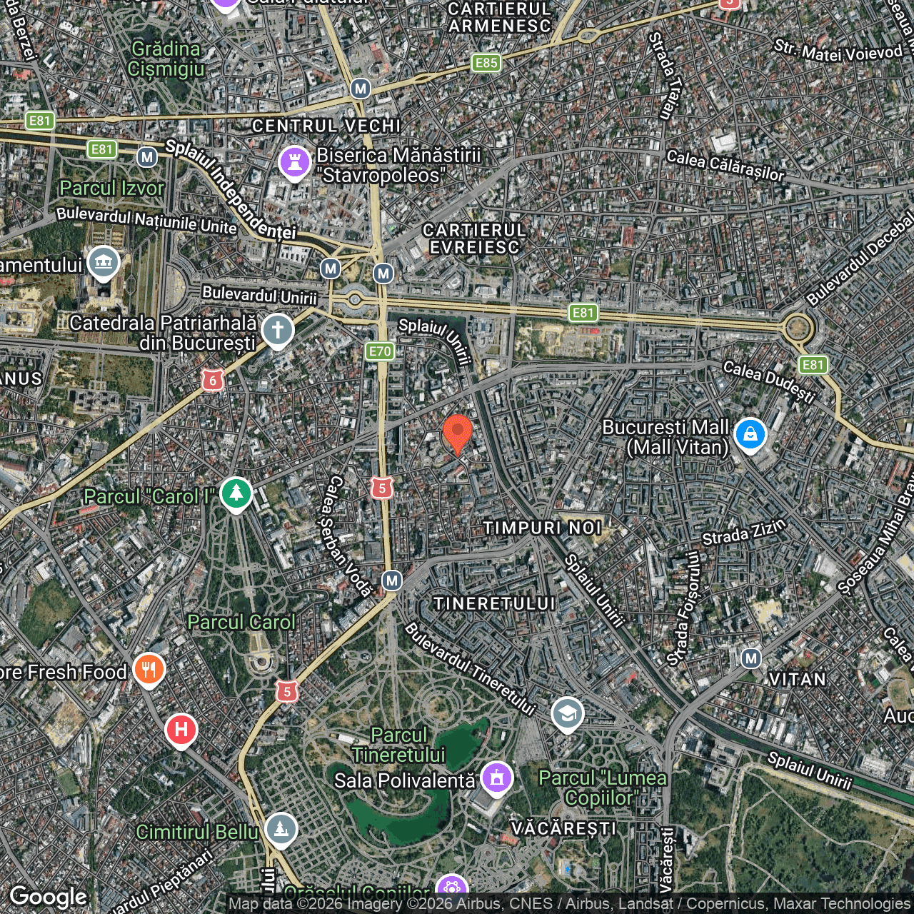 Poza harta hybrid, zoom 14, adresa Bucuresti, str.Verzisori nr.15, , judetul