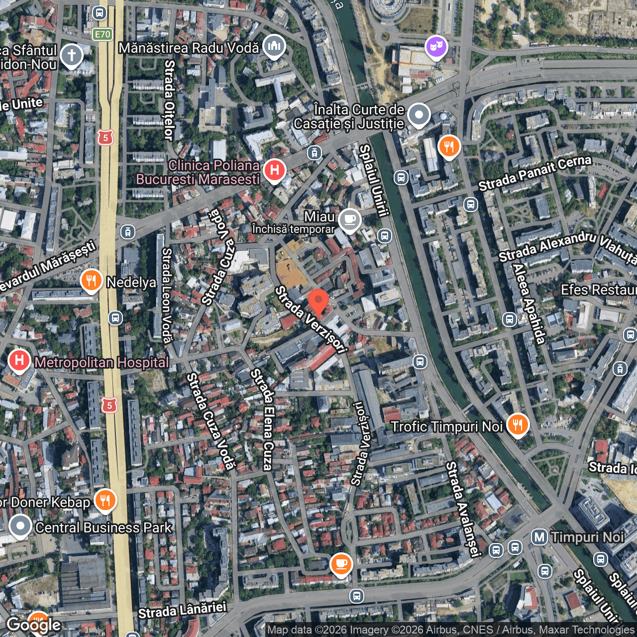 Poza harta hybrid, zoom 16, adresa Bucuresti, str.Verzisori nr.15, , judetul