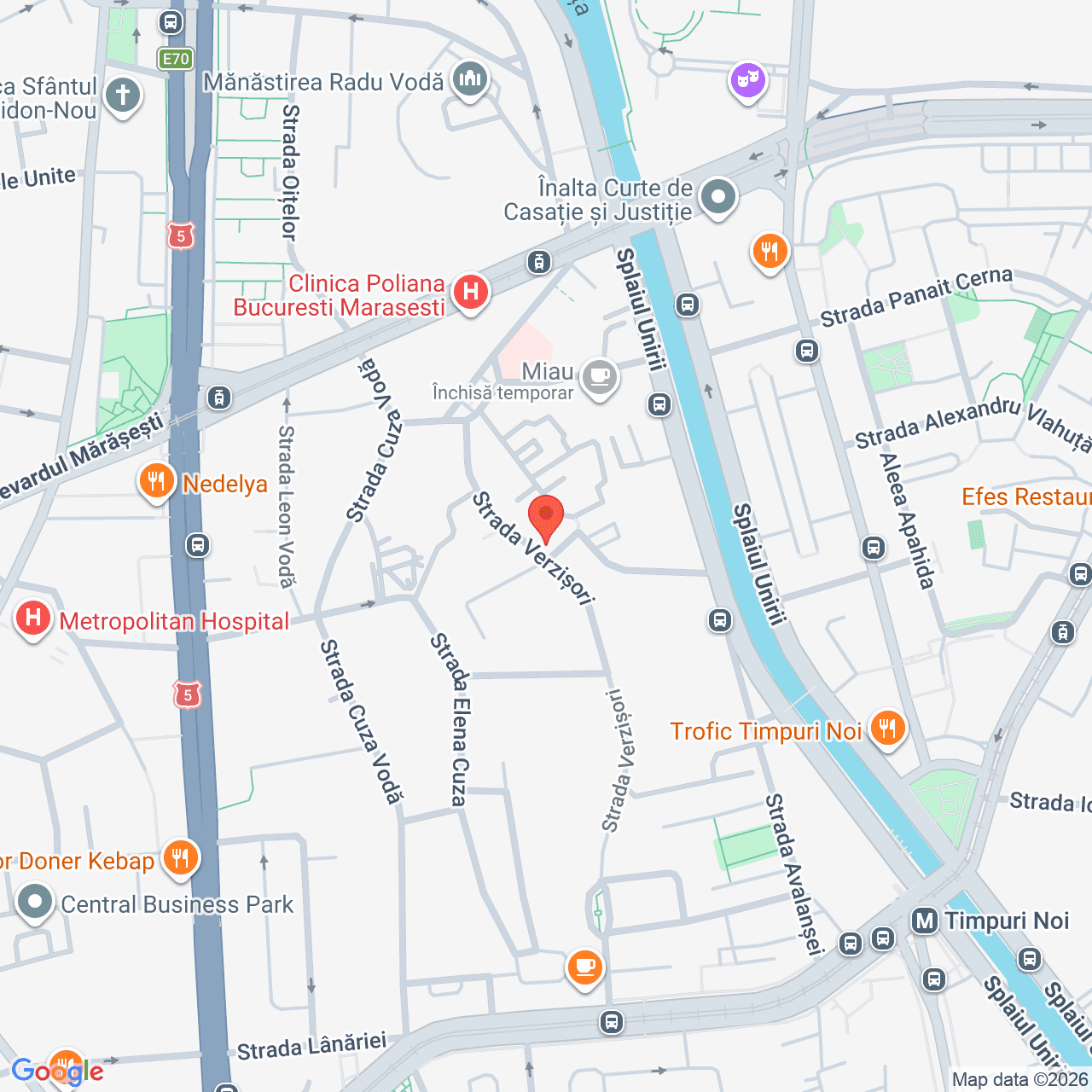 Poza harta streetview, zoom 16, adresa Bucuresti, str.Verzisori nr.15, , judetul