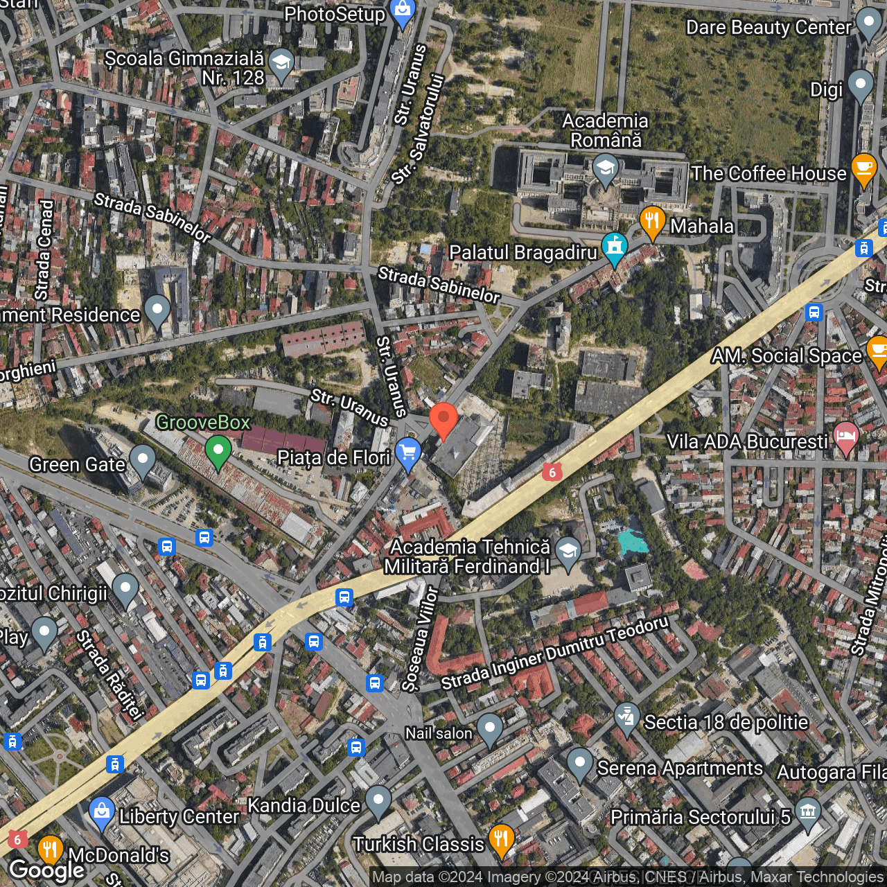 Poza harta hybrid, zoom 16, adresa București, str. Calea Rahovei, nr. 175D, , judetul