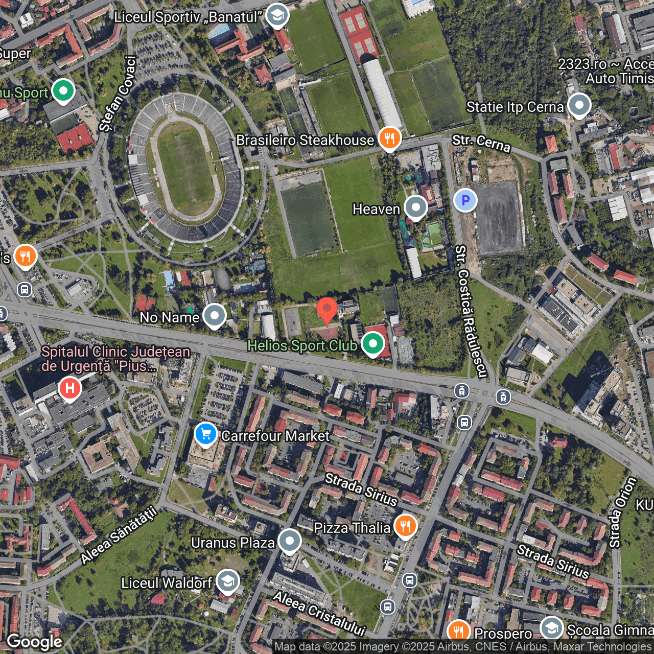 Poza harta hybrid, zoom 16, adresa Timșoara, Bd. Liviu Rebreanu nr. 157, , judetul