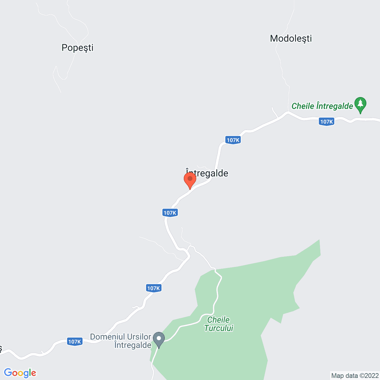 Poza harta streetview, zoom 14, adresa Intregalde, judetul Alba