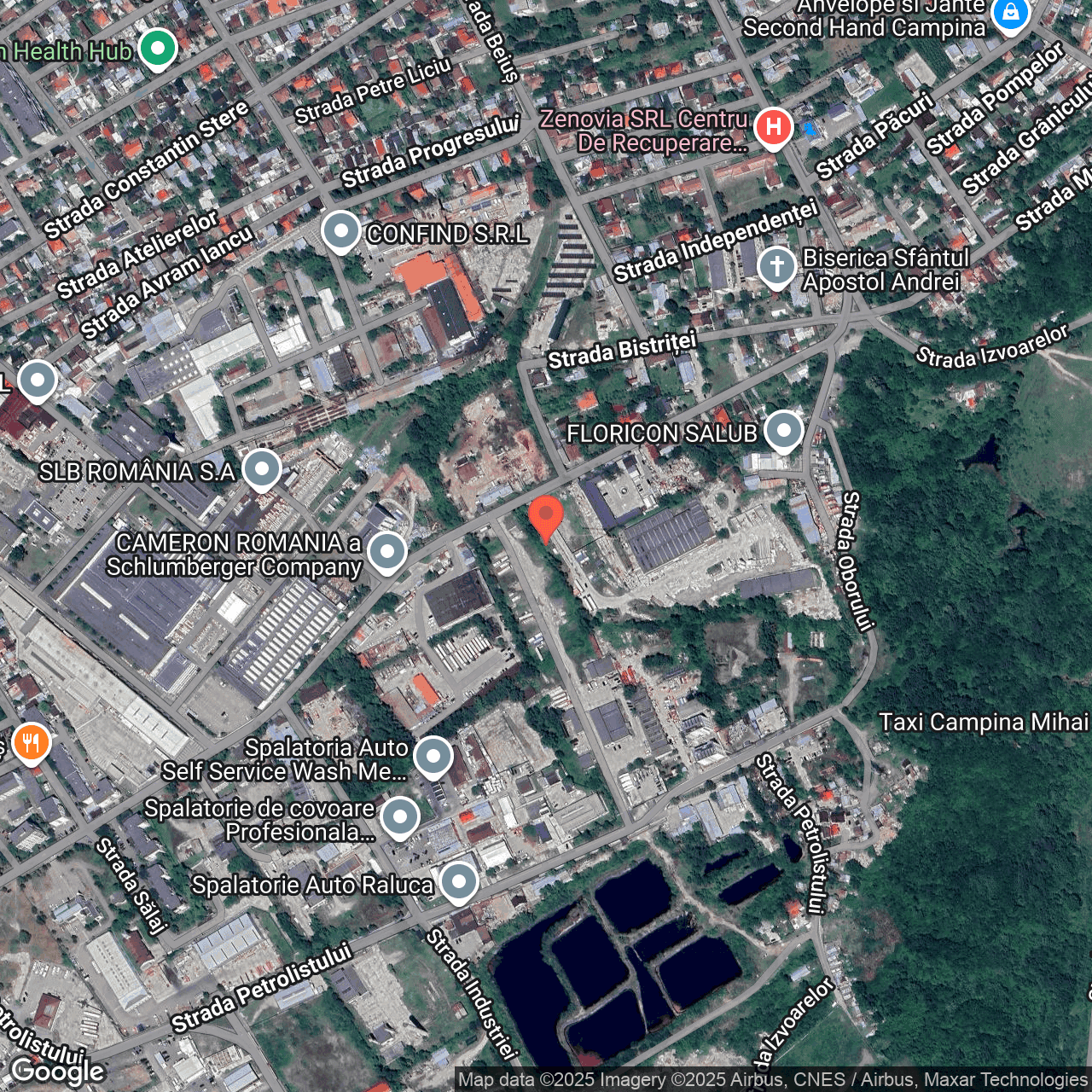 Poza harta hybrid, zoom 16, adresa Campina, Str. Orizontului, nr. 8, , judetul