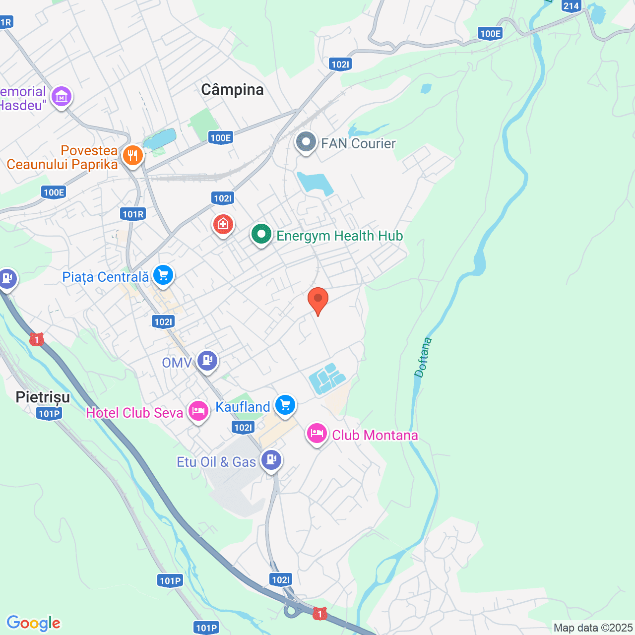 Poza harta streetview, zoom 14, adresa Campina, Str. Orizontului, nr. 8, , judetul