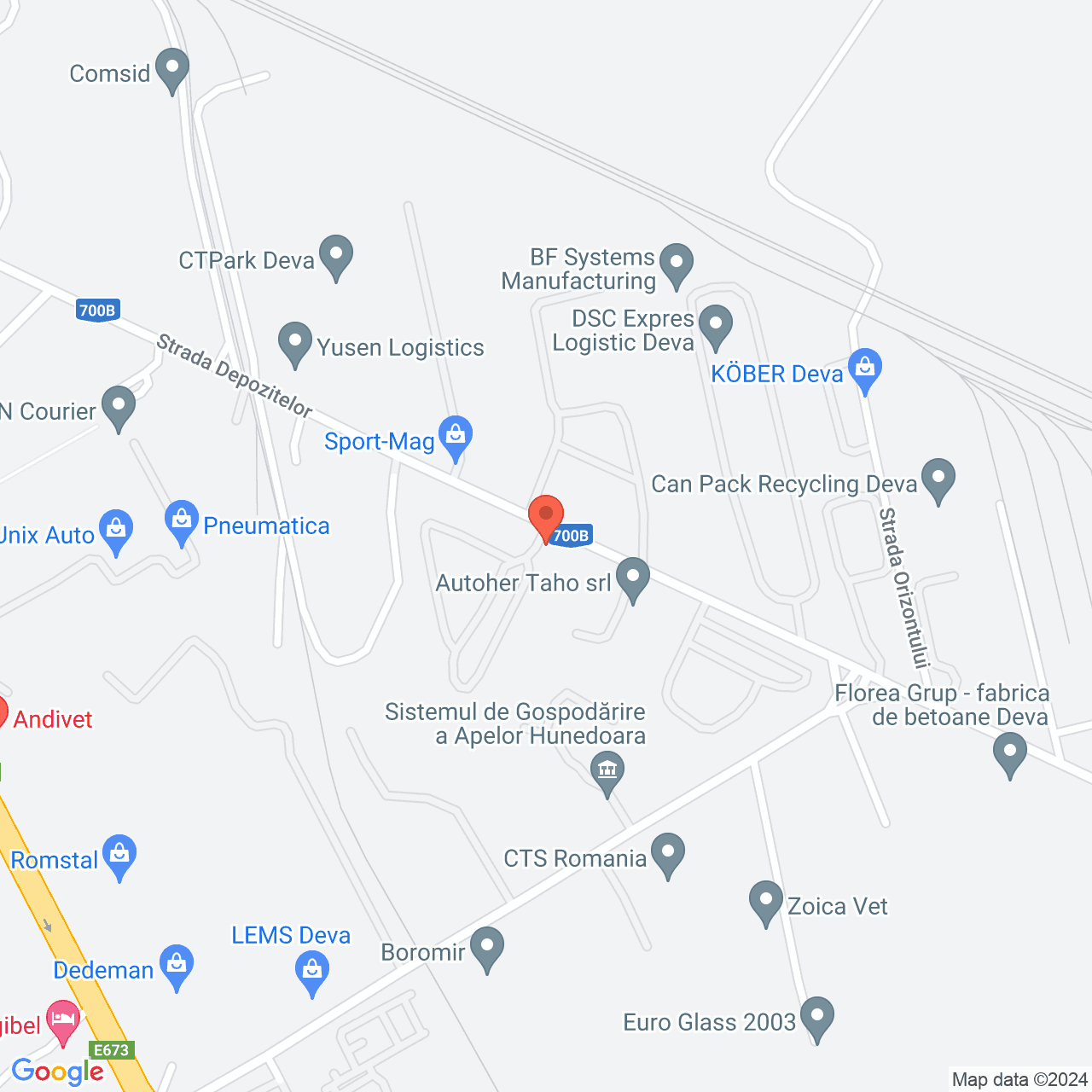 Poza harta streetview, zoom 16, adresa Deva, Strada Depozitelor, nr. 6, , judetul