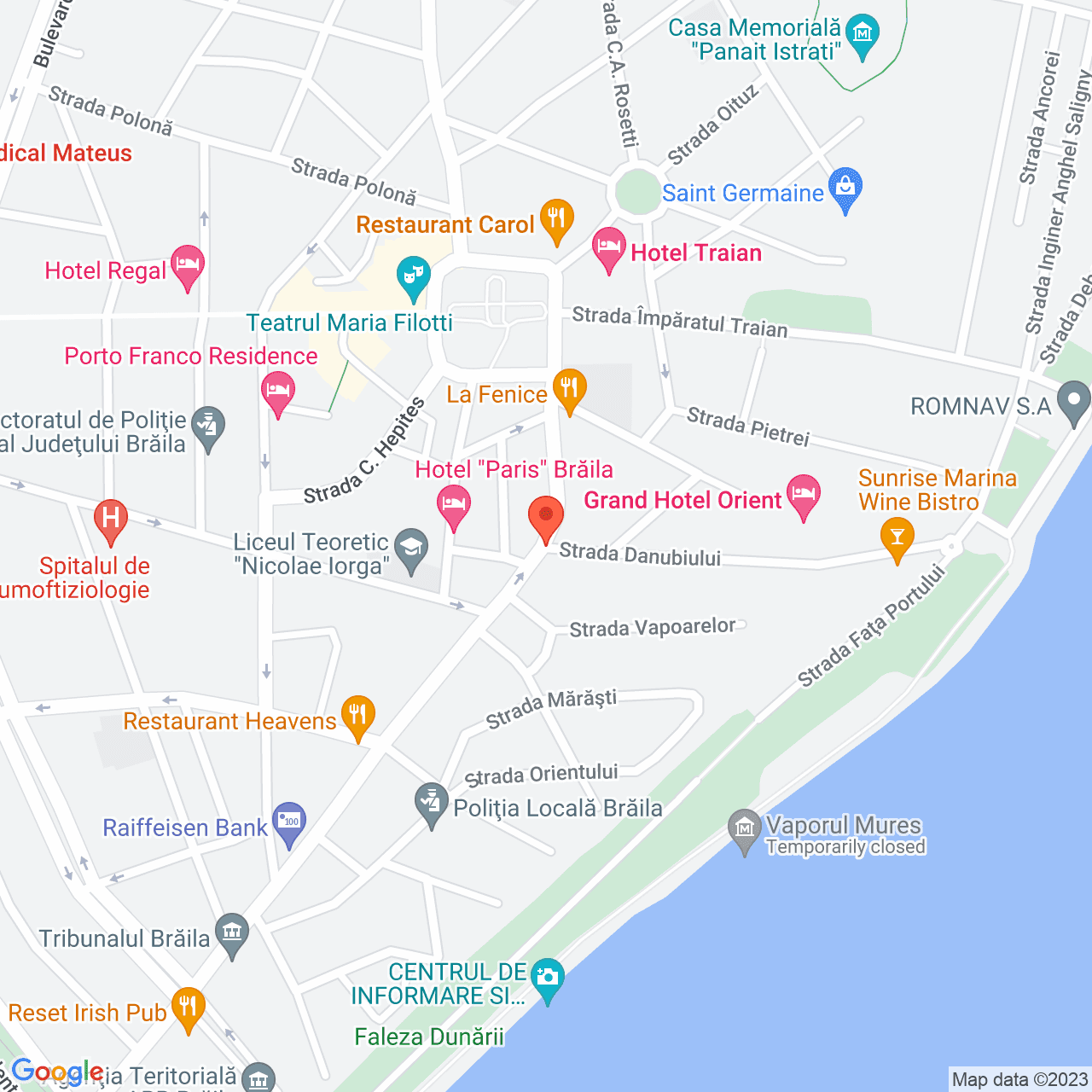 Poza harta streetview, zoom 16, adresa Danubiului 1, , judetul