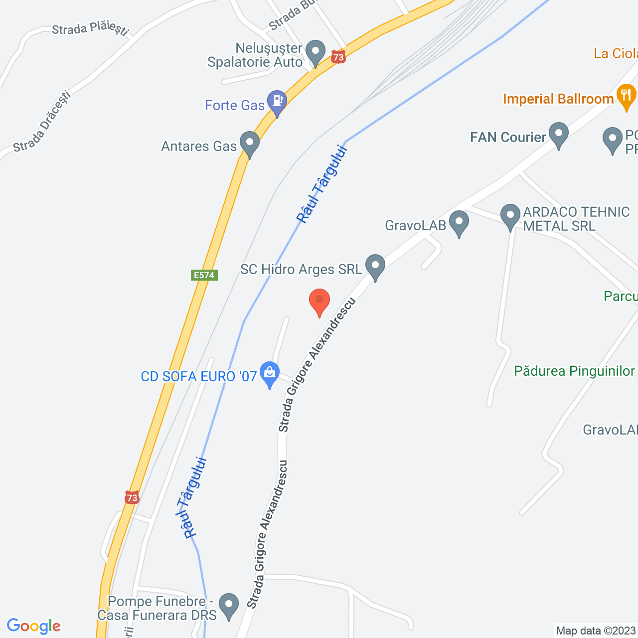 Poza harta streetview, zoom 16, adresa strada Grigore Alexandrescu, nr. 6 Campulung, , judetul