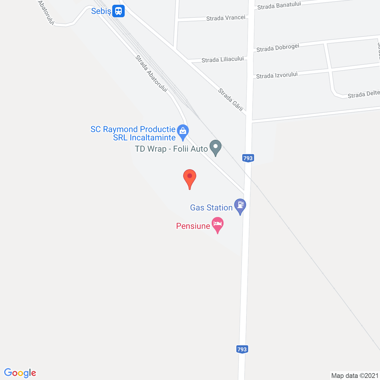 Poza harta streetview, zoom 16, adresa Sebis, Sebis, judetul Arad