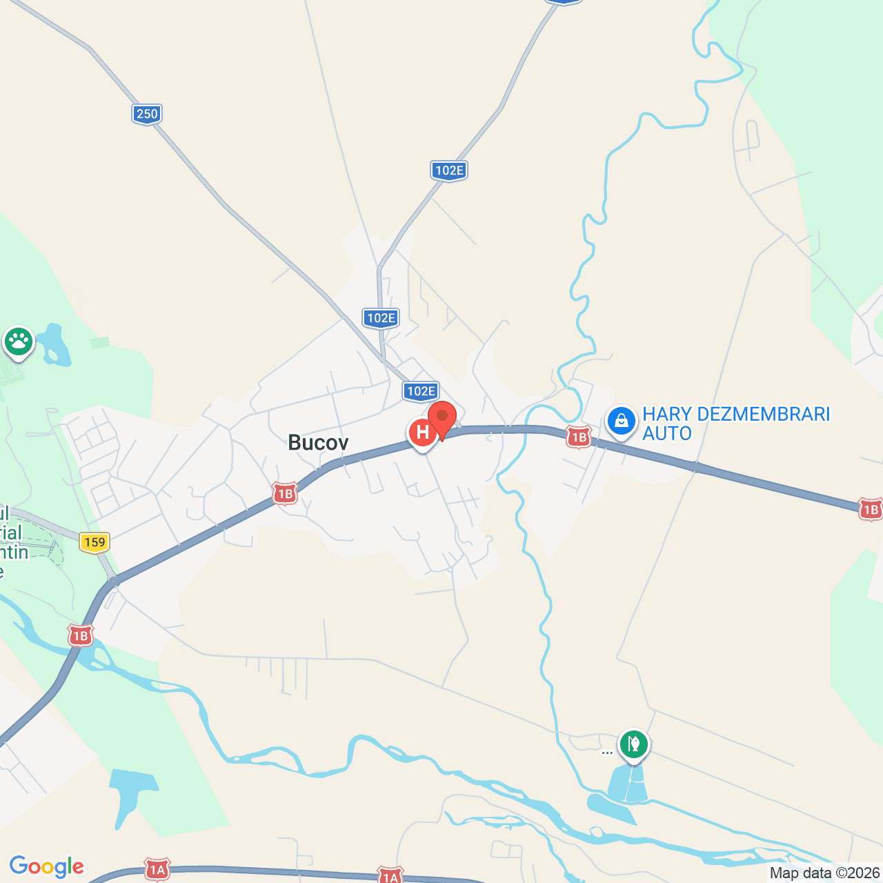 Poza harta streetview, zoom 14, adresa Bucov, str. Mihai Viteazul, nr. 128-128A, , judetul