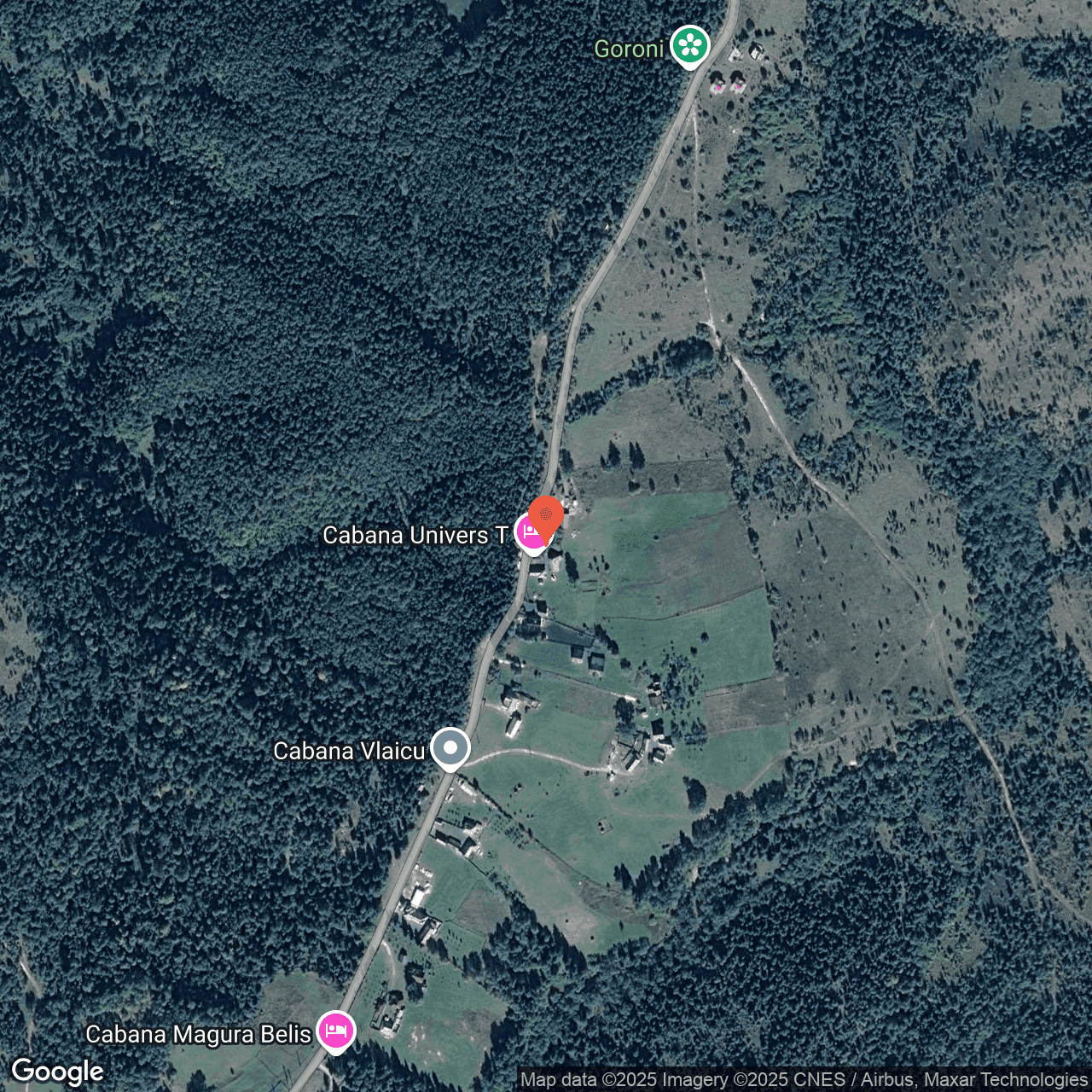 Poza harta hybrid, zoom 16, adresa Calatele, judetul Cluj, , judetul