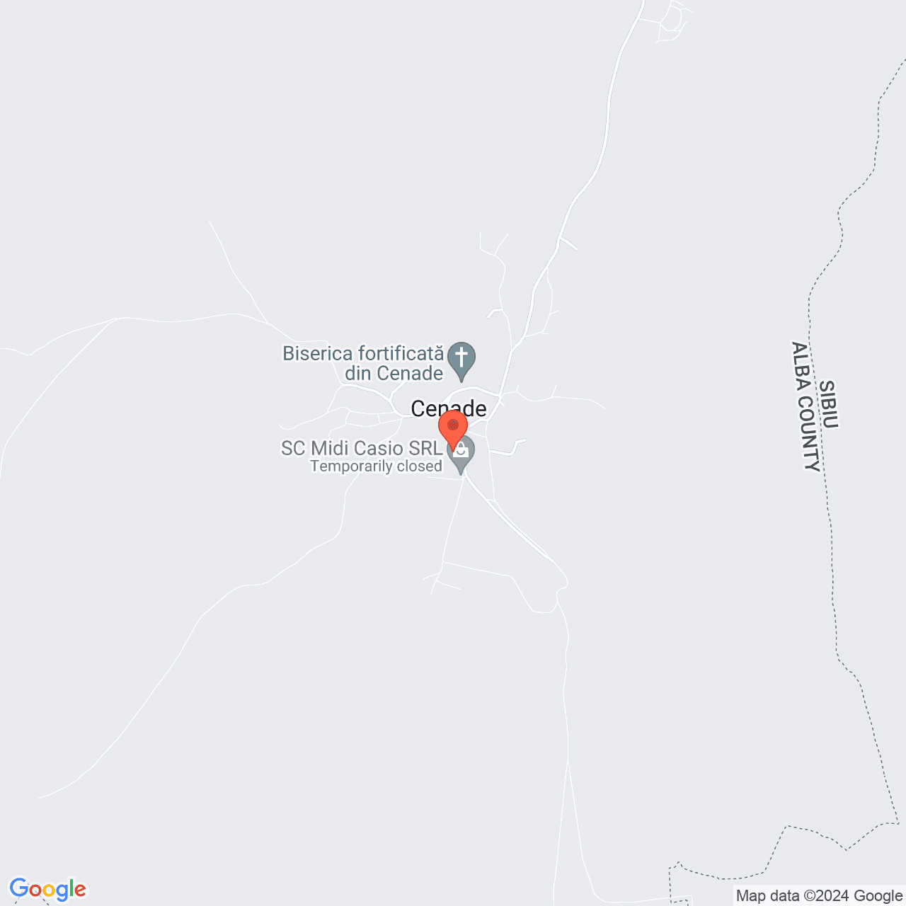 Poza harta streetview, zoom 14, adresa Cenade Alba, , judetul