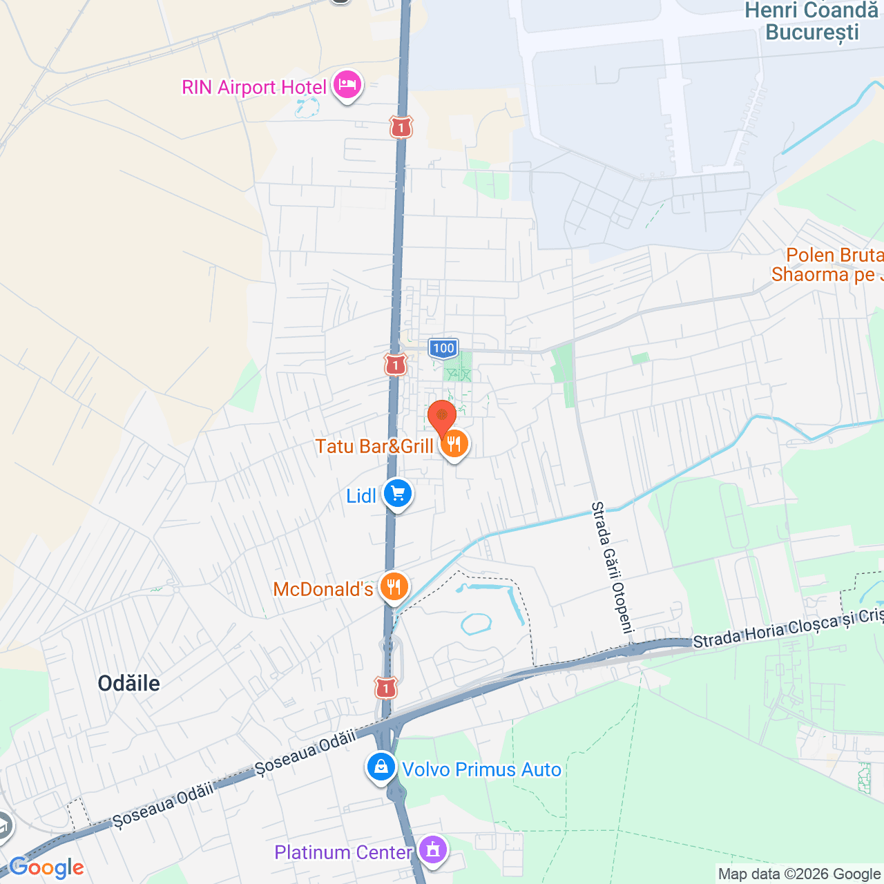 Poza harta streetview, zoom 14, adresa Strada Traian, nr. 20, Otopeni,, , judetul