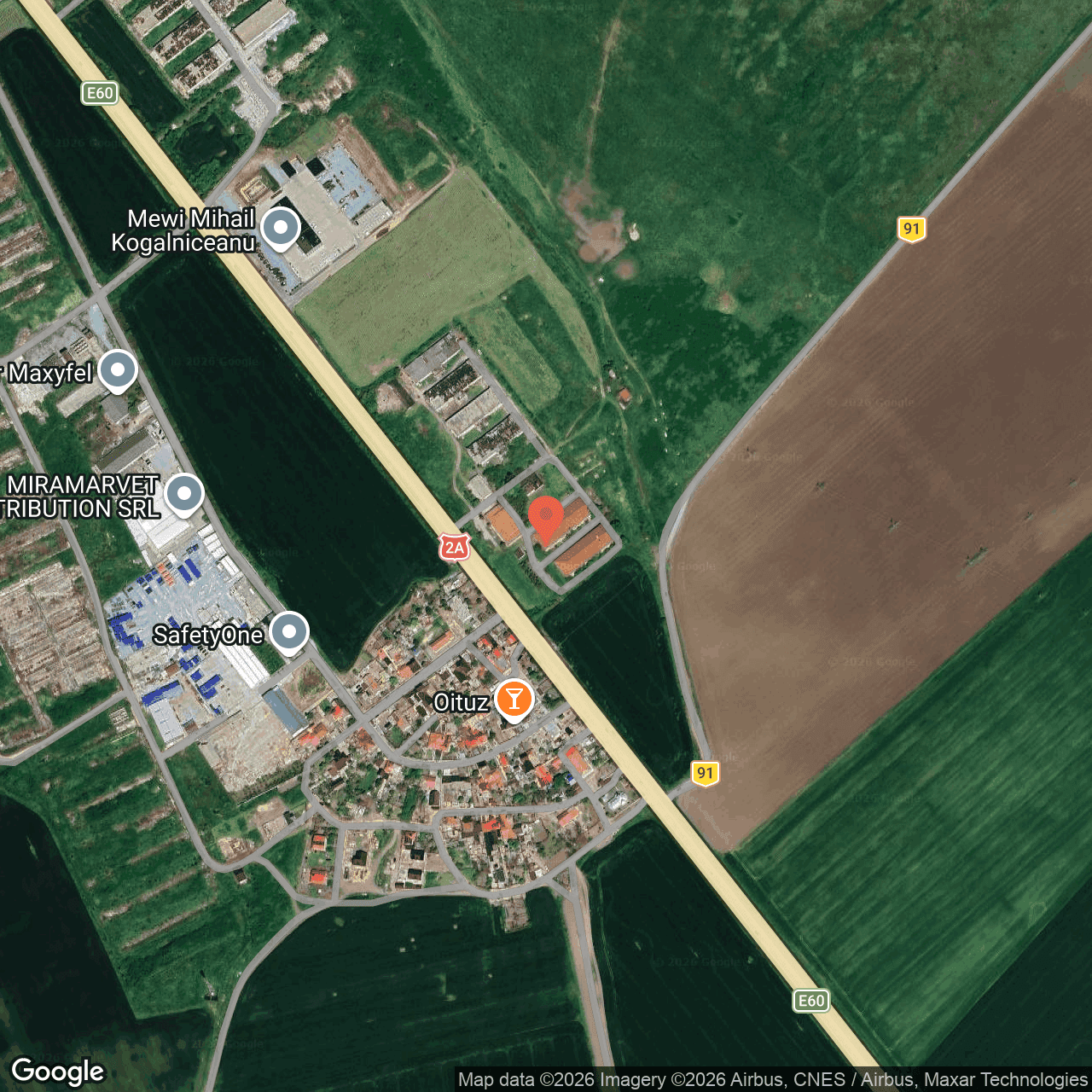 Poza harta hybrid, zoom 16, adresa Mihail Kogălniceanu, str. DN2A, jud. Constanța, , judetul