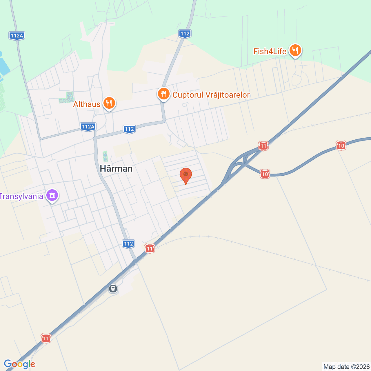Poza harta streetview, zoom 14, adresa strada Decebal nr. 98, Harman judet Brasov, , judetul