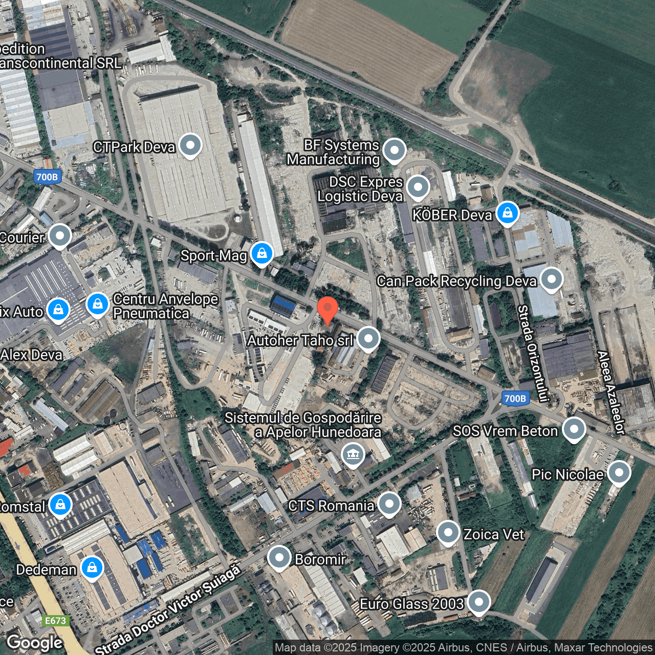 Poza harta hybrid, zoom 16, adresa Deva, Str. Depozitelor, nr. 6, Jud. Hunedoara, , judetul
