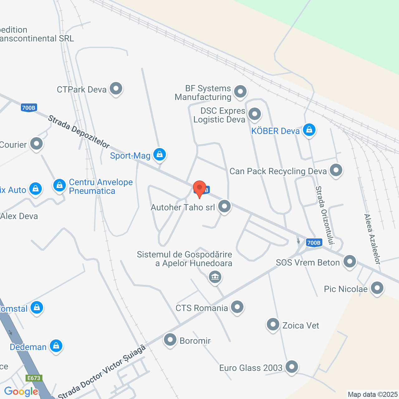 Poza harta streetview, zoom 16, adresa Deva, Str. Depozitelor, nr. 6, Jud. Hunedoara, , judetul