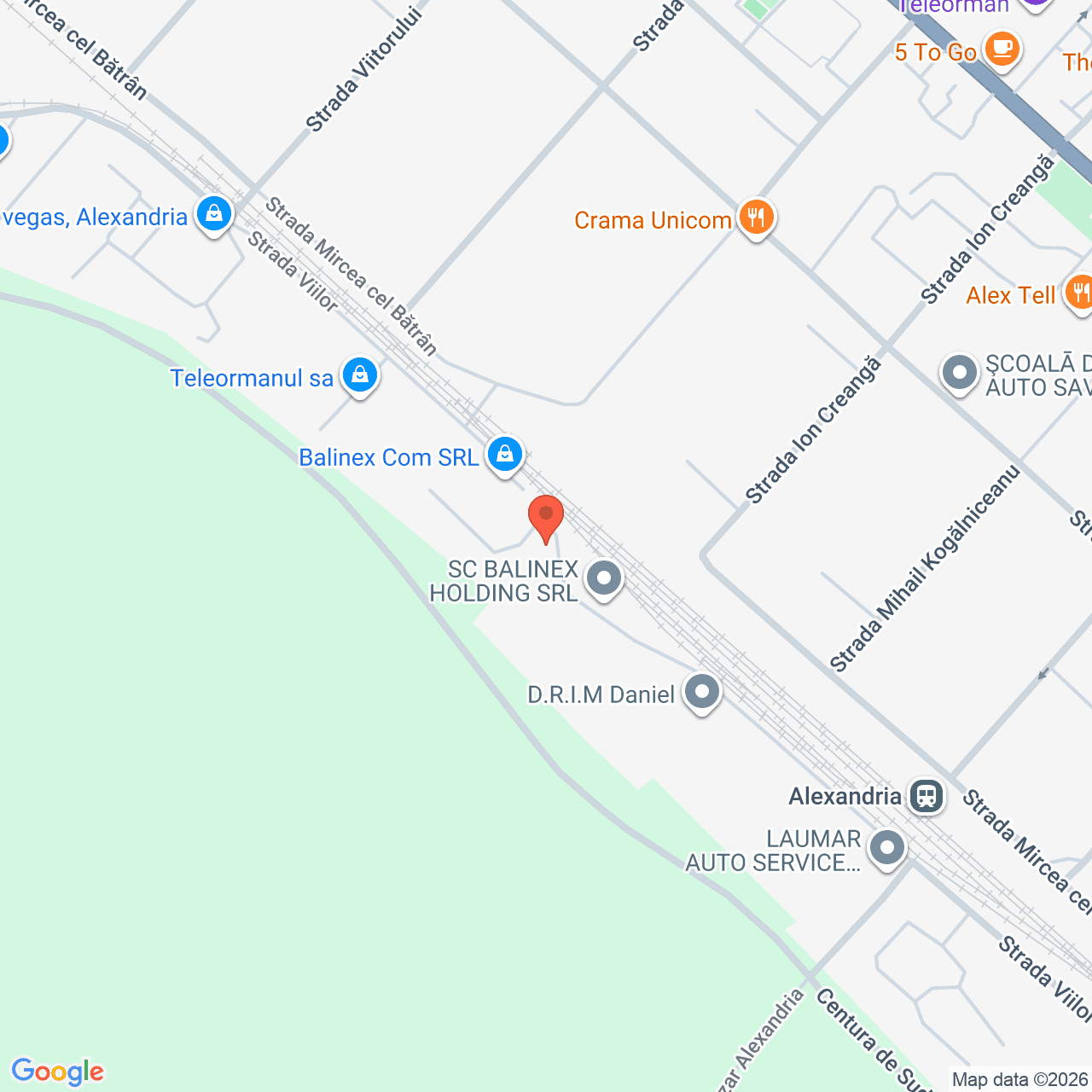 Poza harta streetview, zoom 16, adresa Alexandria, strada Viilor, , judetul