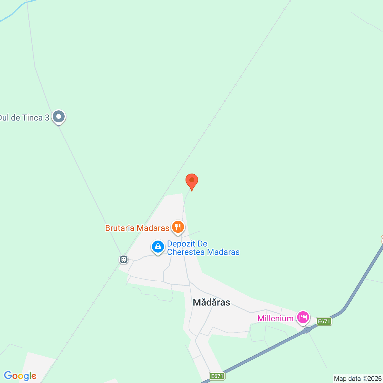 Poza harta streetview, zoom 14, adresa Madaras, jud. Bihor, , judetul