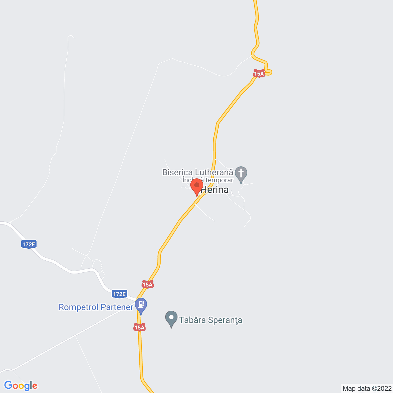 Poza harta streetview, zoom 14, adresa Herina, judetul Bistrita Nasaud