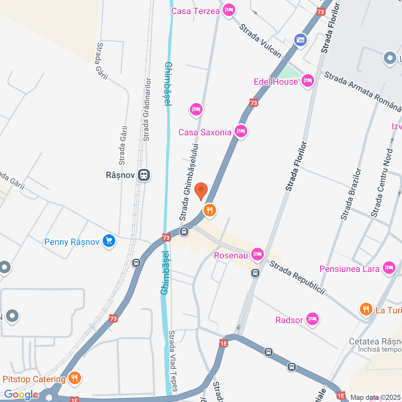 Poza harta streetview, zoom 16, adresa Rasnov, str. Caraiman nr. 7, , judetul