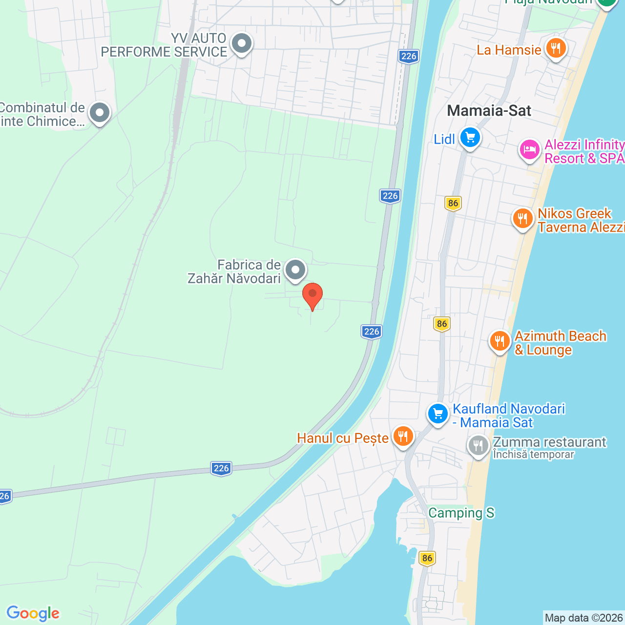 Poza harta streetview, zoom 14, adresa Năvodari, str. Taberei, nr. 1, , judetul