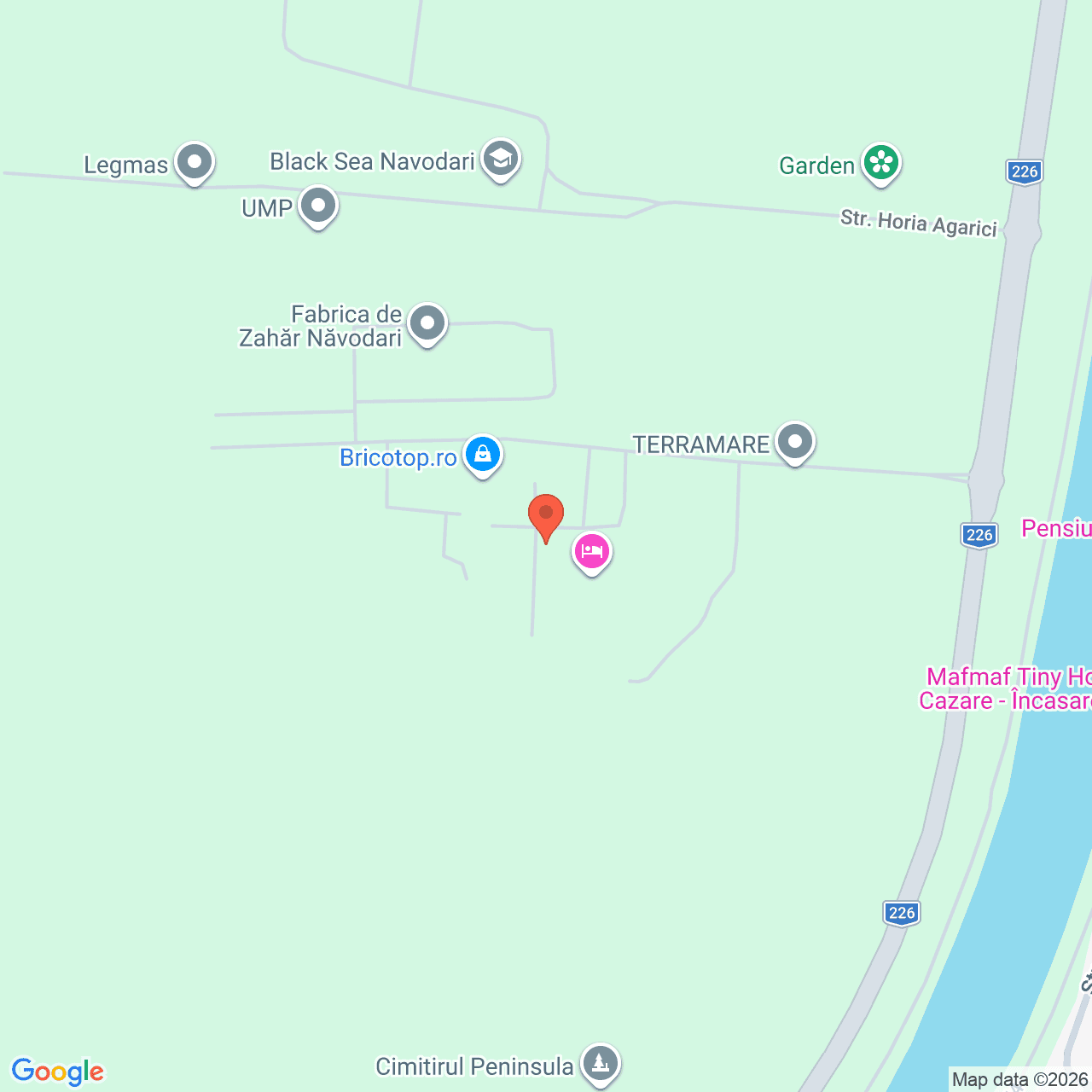 Poza harta streetview, zoom 16, adresa Năvodari, str. Taberei, nr. 1, , judetul