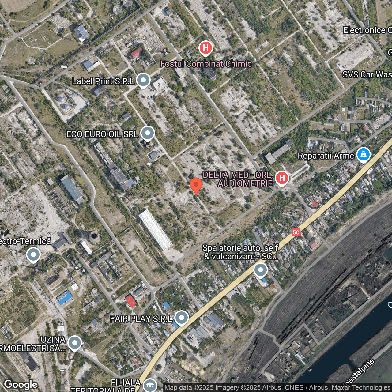 Poza harta hybrid, zoom 16, adresa Giurgiu, sos. Sloboziei km 4, , judetul