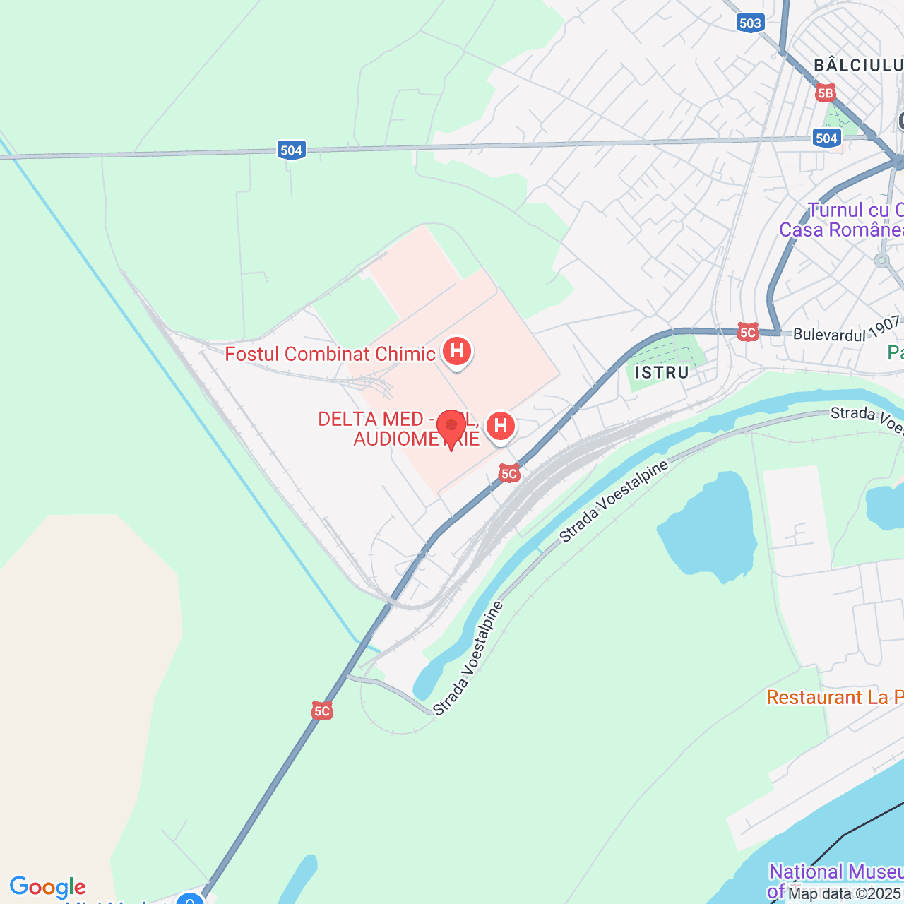 Poza harta streetview, zoom 14, adresa Giurgiu, sos. Sloboziei km 4, , judetul