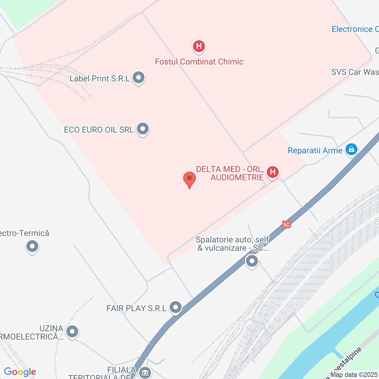 Poza harta streetview, zoom 16, adresa Giurgiu, sos. Sloboziei km 4, , judetul