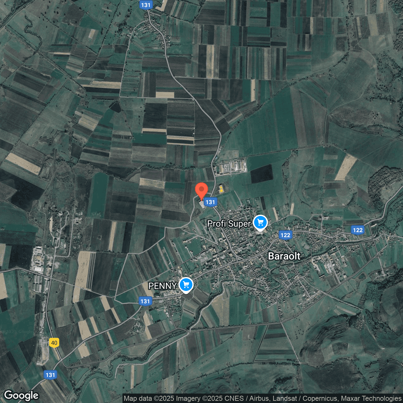 Poza harta hybrid, zoom 14, adresa Baraolt, str. Libertatii, nr.15A Covasna, , judetul