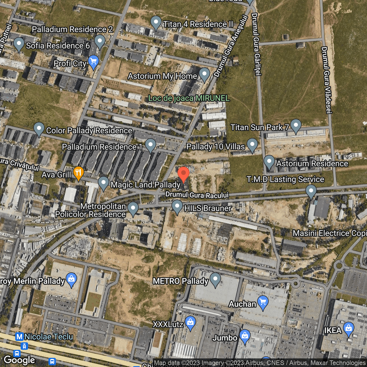 Poza harta hybrid, zoom 16, adresa STR. DRUMUL GURA ARIESULUI NR.6-8, , judetul