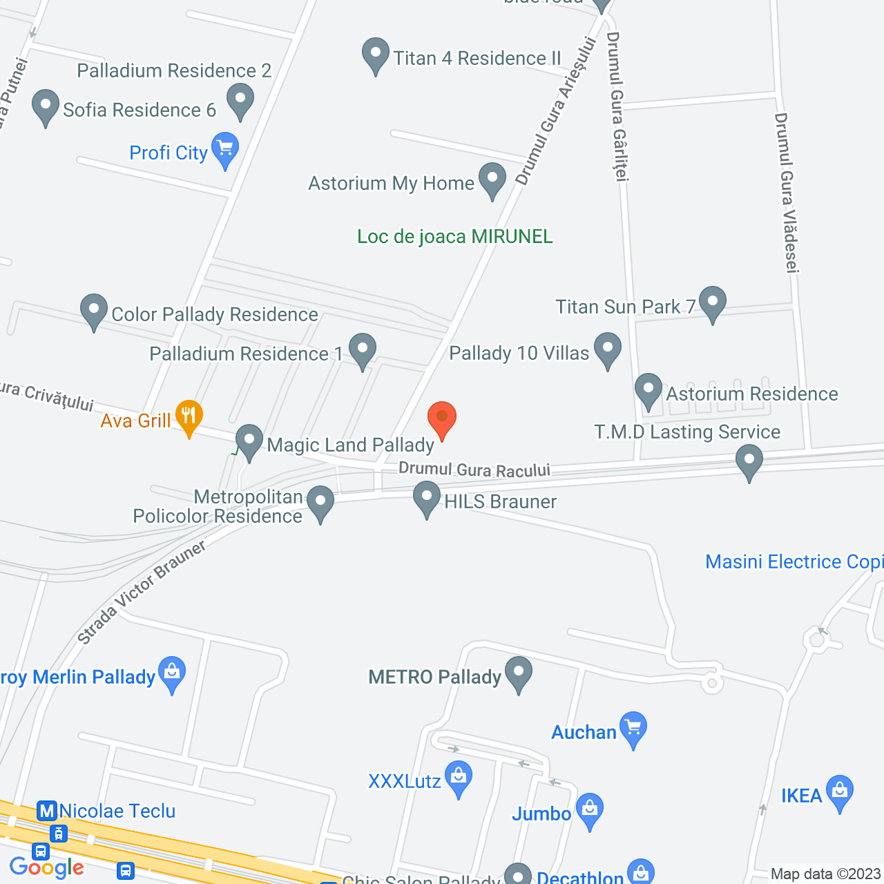 Poza harta streetview, zoom 16, adresa STR. DRUMUL GURA ARIESULUI NR.6-8, , judetul