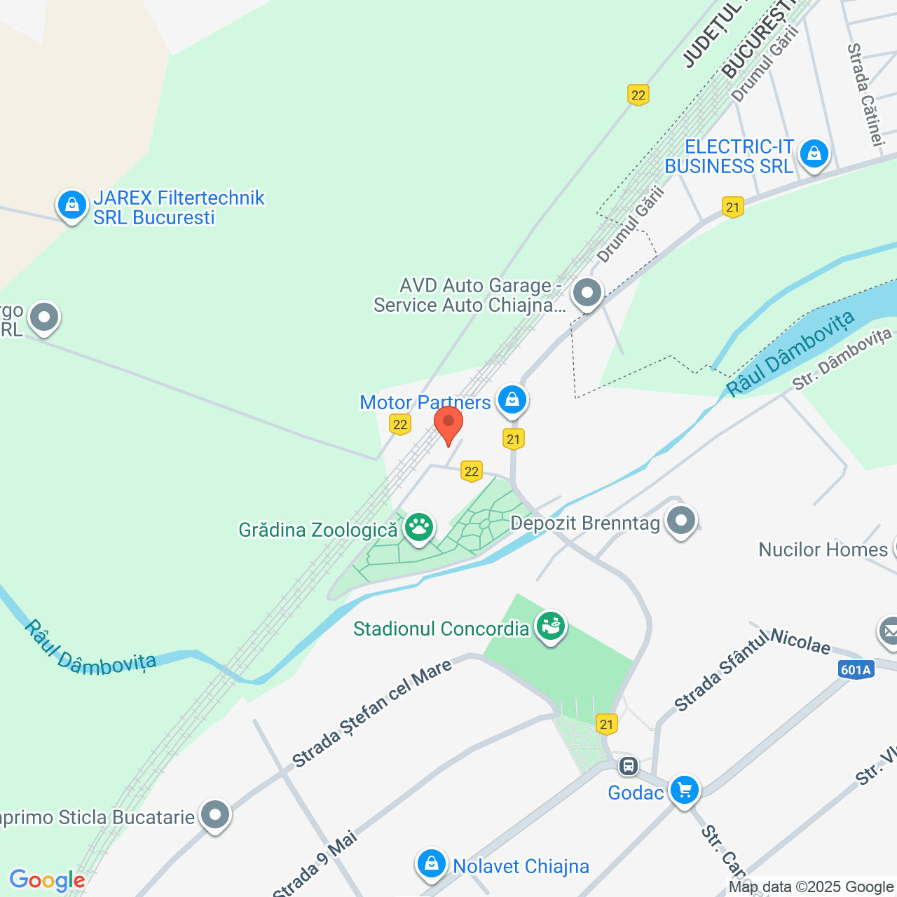 Poza harta streetview, zoom 16, adresa Chiajna Ilfov, , judetul